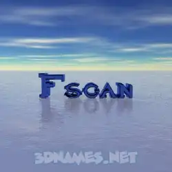 fsgan in Horizon style - 3D name wallpaper