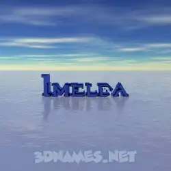 imelda in Horizon style - 3D name wallpaper