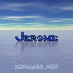 jerome in Horizon style - 3D name wallpaper