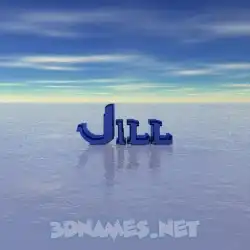 jill in Horizon style - 3D name wallpaper
