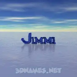 jimmi in Horizon style - 3D name wallpaper