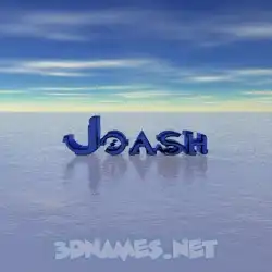 joash in Horizon style - 3D name wallpaper