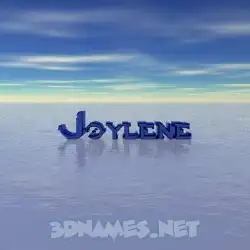 joylene in Horizon style - 3D name wallpaper
