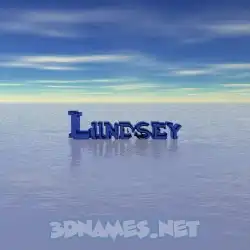 liindsey in Horizon style - 3D name wallpaper
