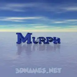 murph in Horizon style - 3D name wallpaper