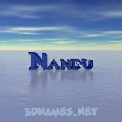 nandu in Horizon style - 3D name wallpaper