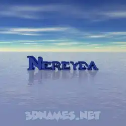 nereyda in Horizon style - 3D name wallpaper