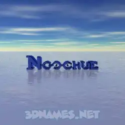 ngochue in Horizon style - 3D name wallpaper