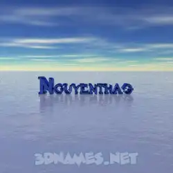 nguyenthao in Horizon style - 3D name wallpaper