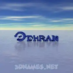 odhran in Horizon style - 3D name wallpaper