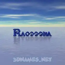 ragooona in Horizon style - 3D name wallpaper