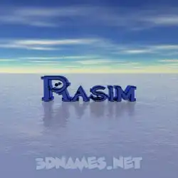 rasim in Horizon style - 3D name wallpaper