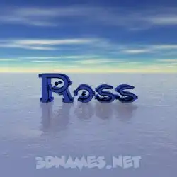 ross in Horizon style - 3D name wallpaper