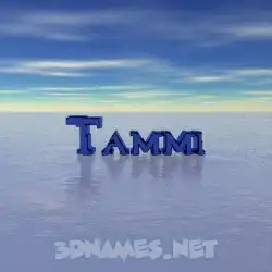tammi in Horizon style - 3D name wallpaper