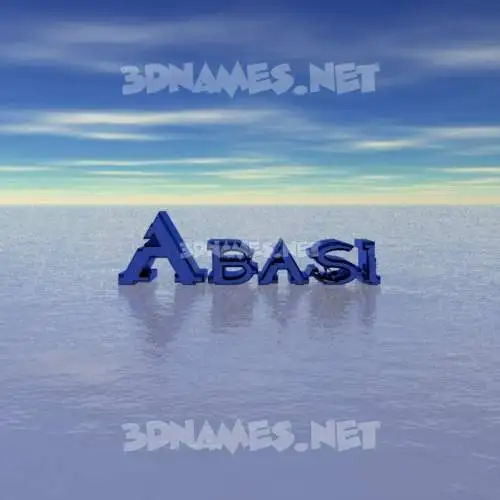 abasi in Horizon style - 3D name wallpaper abasi in Horizon style - 3D name wallpaper