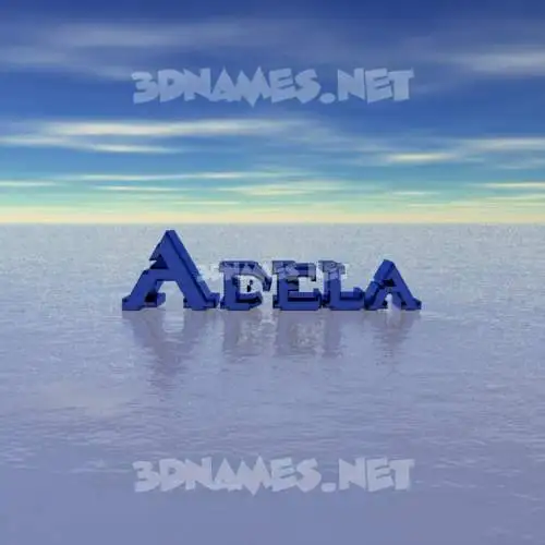 adela in Horizon style - 3D name wallpaper