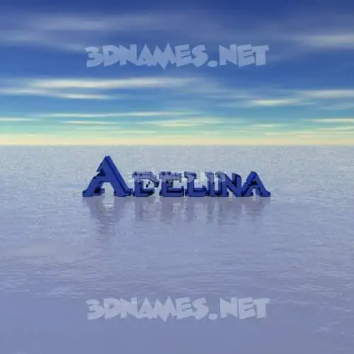 adelina in Horizon style - 3D name wallpaper