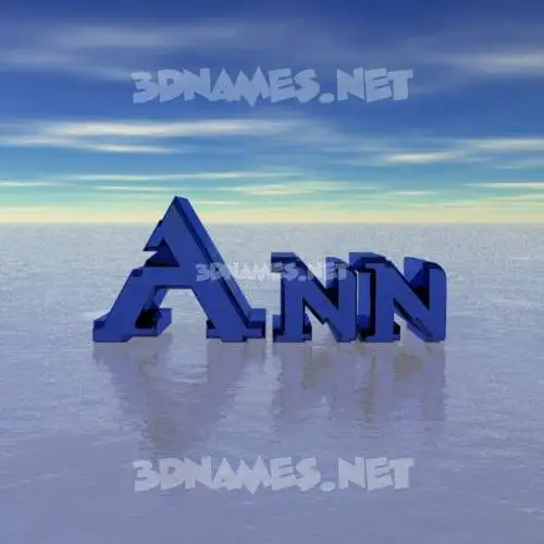 ann in Horizon style - 3D name wallpaper ann in Horizon style - 3D name wallpaper