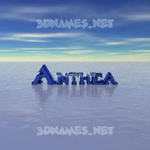 anthea in Horizon style - 3D name wallpaper