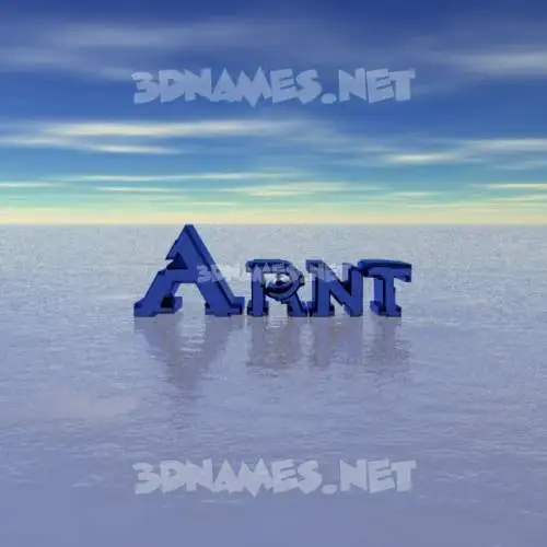 arnt in Horizon style - 3D name wallpaper