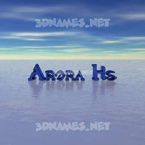 arora hs in Horizon style - 3D name wallpaper arora hs in Horizon style - 3D name wallpaper