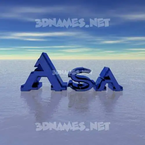 asa in Horizon style - 3D name wallpaper asa in Horizon style - 3D name wallpaper