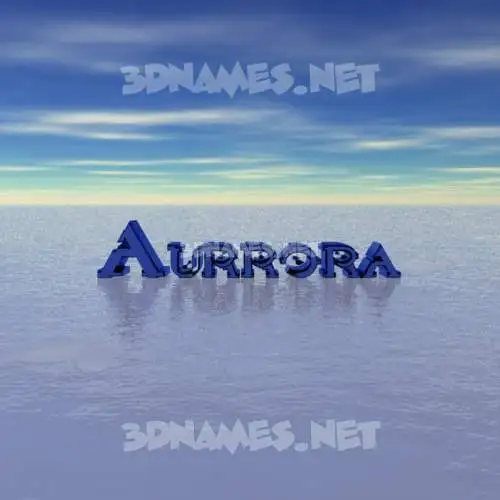 aurrora in Horizon style - 3D name wallpaper aurrora in Horizon style - 3D name wallpaper