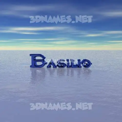 basilio in Horizon style - 3D name wallpaper basilio in Horizon style - 3D name wallpaper