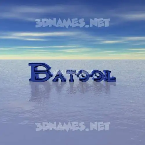 batool in Horizon style - 3D name wallpaper