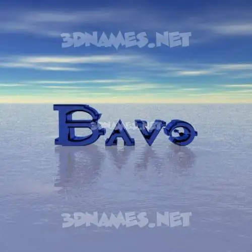 bavo in Horizon style - 3D name wallpaper bavo in Horizon style - 3D name wallpaper