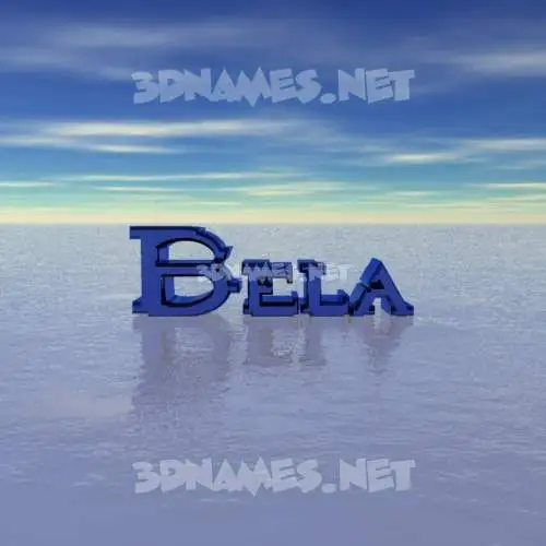 bela in Horizon style - 3D name wallpaper bela in Horizon style - 3D name wallpaper