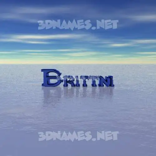 brittni in Horizon style - 3D name wallpaper brittni in Horizon style - 3D name wallpaper