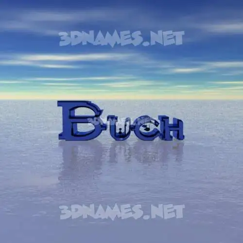 buch in Horizon style - 3D name wallpaper buch in Horizon style - 3D name wallpaper