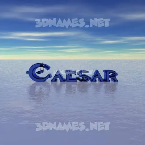caesar in Horizon style - 3D name wallpaper