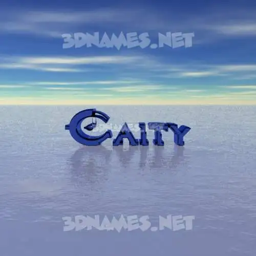 caity in Horizon style - 3D name wallpaper