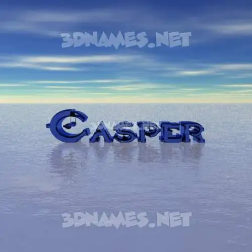 casper in Horizon style - 3D name wallpaper