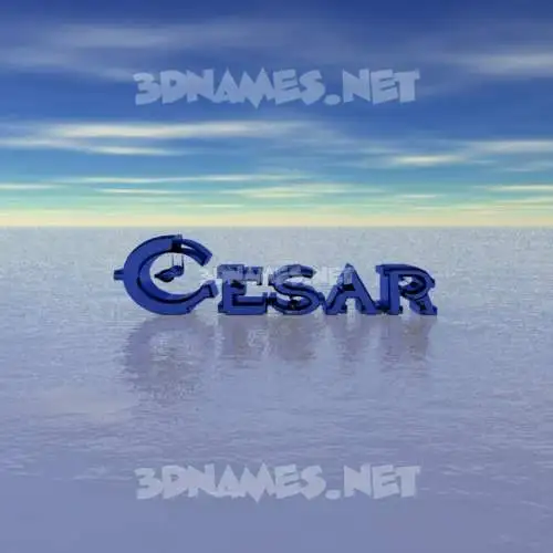 cesar in Horizon style - 3D name wallpaper cesar in Horizon style - 3D name wallpaper