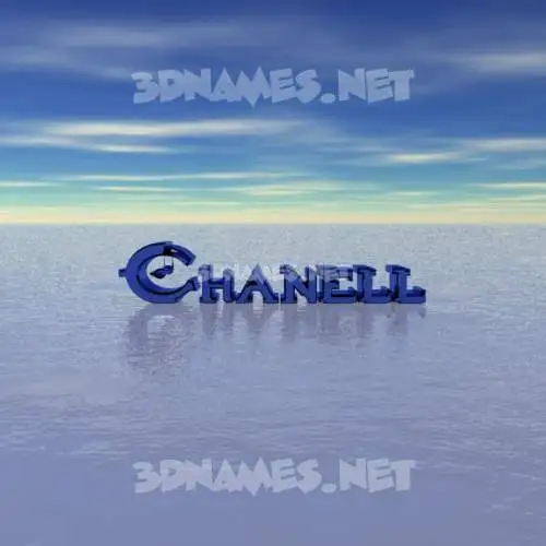 chanell in Horizon style - 3D name wallpaper chanell in Horizon style - 3D name wallpaper