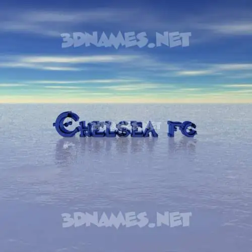 chelsea fc in Horizon style - 3D name wallpaper