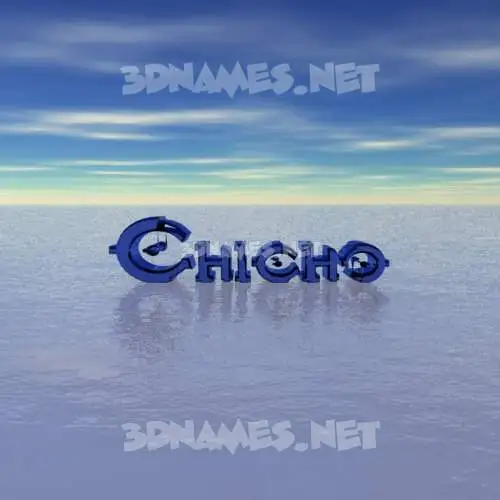 chicho in Horizon style - 3D name wallpaper chicho in Horizon style - 3D name wallpaper