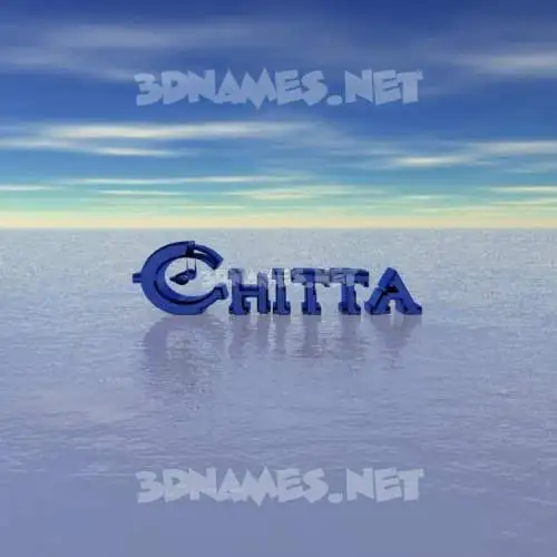 chitta in Horizon style - 3D name wallpaper