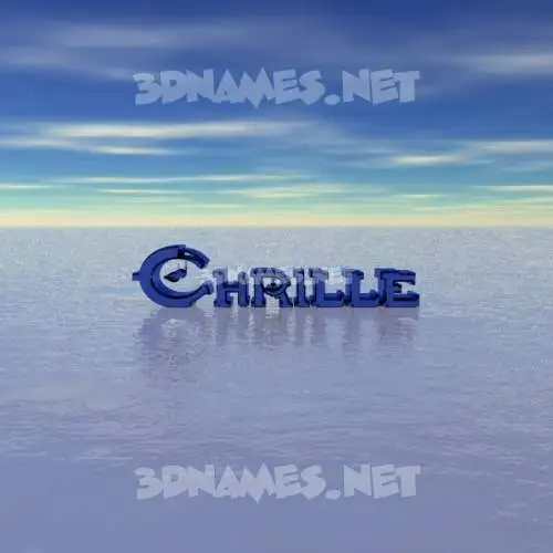 chrille in Horizon style - 3D name wallpaper chrille in Horizon style - 3D name wallpaper