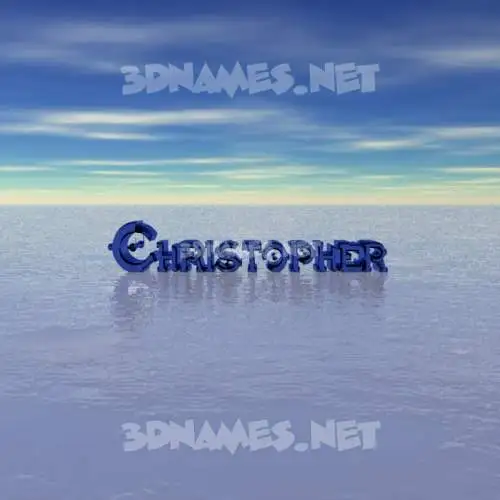 christopher in Horizon style - 3D name wallpaper christopher in Horizon style - 3D name wallpaper