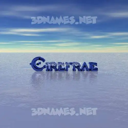 cirefrae in Horizon style - 3D name wallpaper cirefrae in Horizon style - 3D name wallpaper
