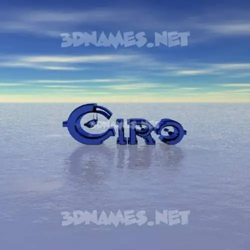 ciro in Horizon style - 3D name wallpaper ciro in Horizon style - 3D name wallpaper