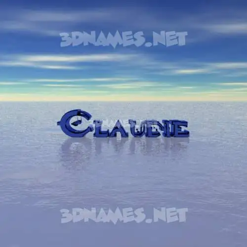 claudie in Horizon style - 3D name wallpaper claudie in Horizon style - 3D name wallpaper