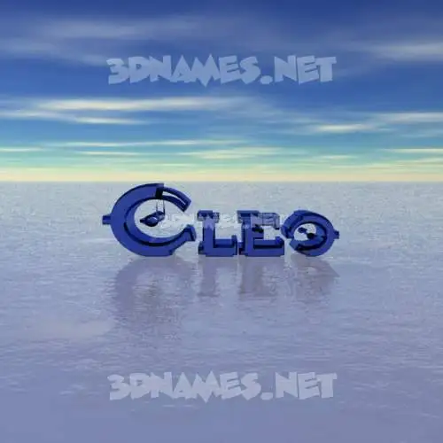 cleo in Horizon style - 3D name wallpaper cleo in Horizon style - 3D name wallpaper