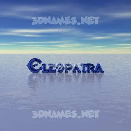 cleopatra in Horizon style - 3D name wallpaper cleopatra in Horizon style - 3D name wallpaper