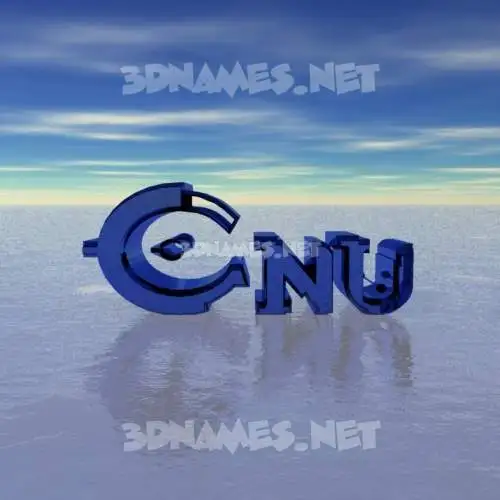 cnu in Horizon style - 3D name wallpaper cnu in Horizon style - 3D name wallpaper