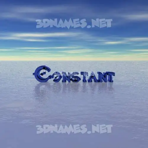 constant in Horizon style - 3D name wallpaper